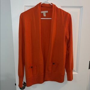 Banana Republic Women's Orange Cardigan